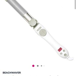 S1.25 Beachwaver White Curling Iron